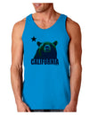 California Republic Design - Grizzly Bear and Star Loose Tank Top by TooLoud-Loose Tank Top-TooLoud-Sapphire-Small-Davson Sales