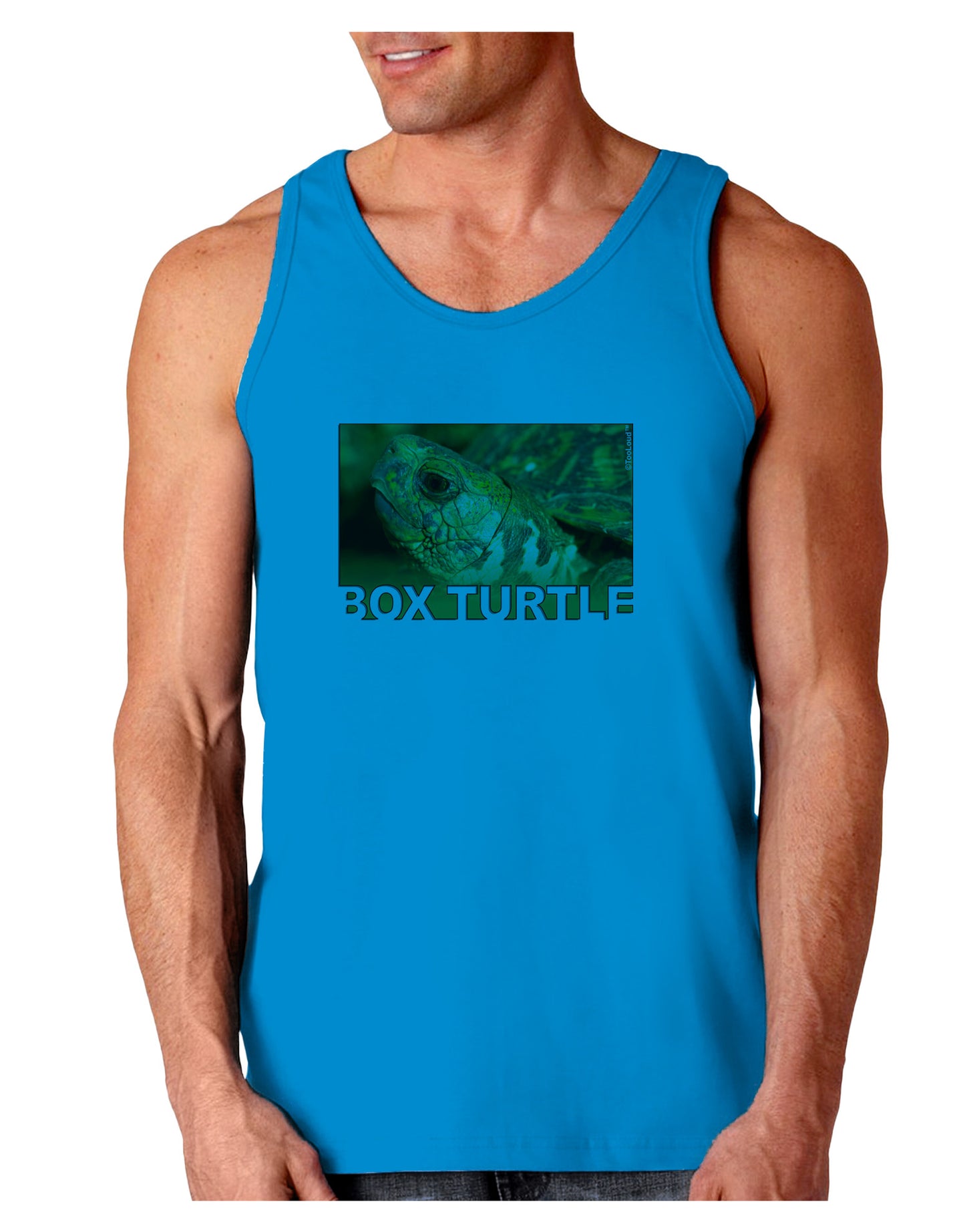 Menacing Turtle with Text Loose Tank Top-Loose Tank Top-TooLoud-Sapphire-Small-Davson Sales