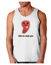 Steak - Nice to Meat You Loose Tank Top-Loose Tank Top-TooLoud-White-Small-Davson Sales