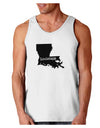 Louisiana - United States Shape Loose Tank Top by TooLoud-Loose Tank Top-TooLoud-White-Small-Davson Sales