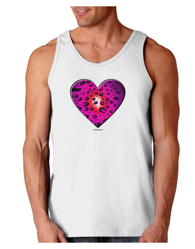 Water Droplet Heart Magenta Loose Tank Top by TooLoud-Loose Tank Top-TooLoud-White-Small-Davson Sales