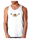 Kyu-T Face - Beartholomew the Teddy Bear Loose Tank Top-Loose Tank Top-TooLoud-White-Small-Davson Sales