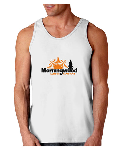 Morningwood Company Funny Loose Tank Top by TooLoud-TooLoud-White-Small-Davson Sales