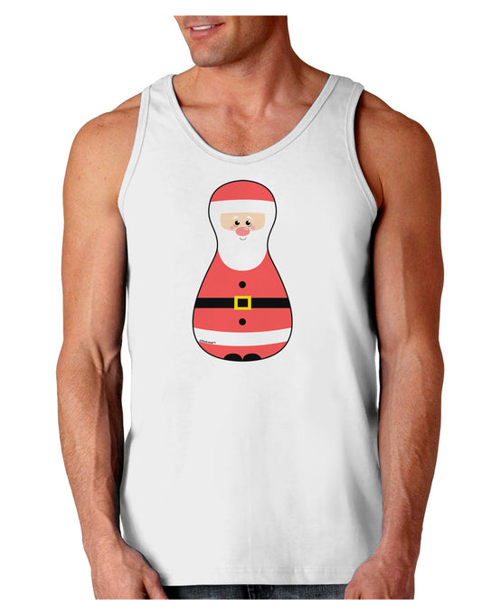 Cute Santa Matryoshka Nesting Doll - Christmas Loose Tank Top-Loose Tank Top-TooLoud-White-Small-Davson Sales