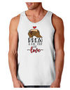 Brew a lil cup of love Loose Tank Top White 2XL Tooloud