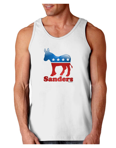 Sanders Bubble Symbol Loose Tank Top-Loose Tank Top-TooLoud-White-Small-Davson Sales