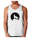 Wolf Howling at the Moon - Design #1 Loose Tank Top by TooLoud-Loose Tank Top-TooLoud-White-Small-Davson Sales