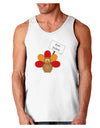 Eat Sushi Thanksgiving Turkey Loose Tank Top-Loose Tank Top-TooLoud-White-Small-Davson Sales