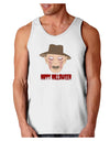 Scary Face With a Hat - Happy Halloween Loose Tank Top-Loose Tank Top-TooLoud-White-Small-Davson Sales