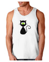 Black Cat Halloween Loose Tank Top-Loose Tank Top-TooLoud-White-Small-Davson Sales