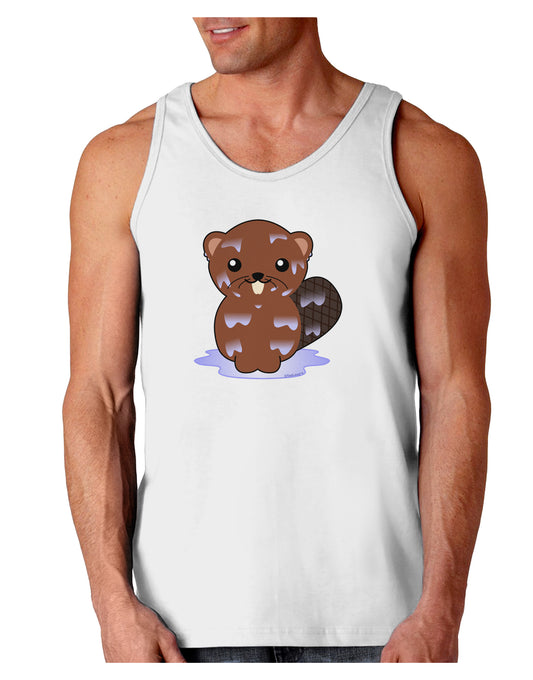Cute Wet Beaver Loose Tank Top-Loose Tank Top-TooLoud-White-Small-Davson Sales