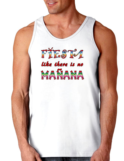 Fiesta Like There's No Manana Loose Tank Top-Loose Tank Top-TooLoud-White-Small-Davson Sales