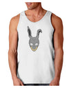 Scary Bunny Face Loose Tank Top-Loose Tank Top-TooLoud-White-Small-Davson Sales