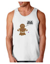 Not My Gumdrop Buttons Gingerbread Man Christmas Loose Tank Top-Loose Tank Top-TooLoud-White-Small-Davson Sales