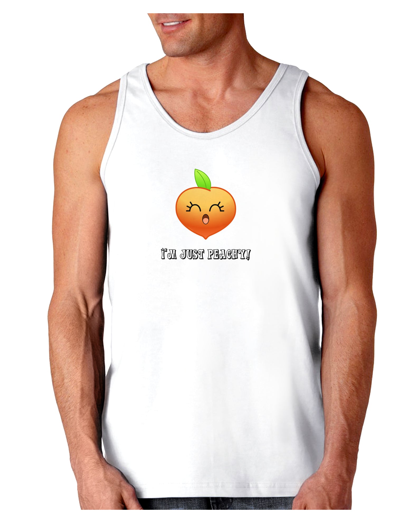 Everything is Peachy Loose Tank Top-Loose Tank Top-TooLoud-White-Small-Davson Sales