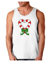 Candy Cane Heart Christmas Loose Tank Top-Loose Tank Top-TooLoud-White-Small-Davson Sales