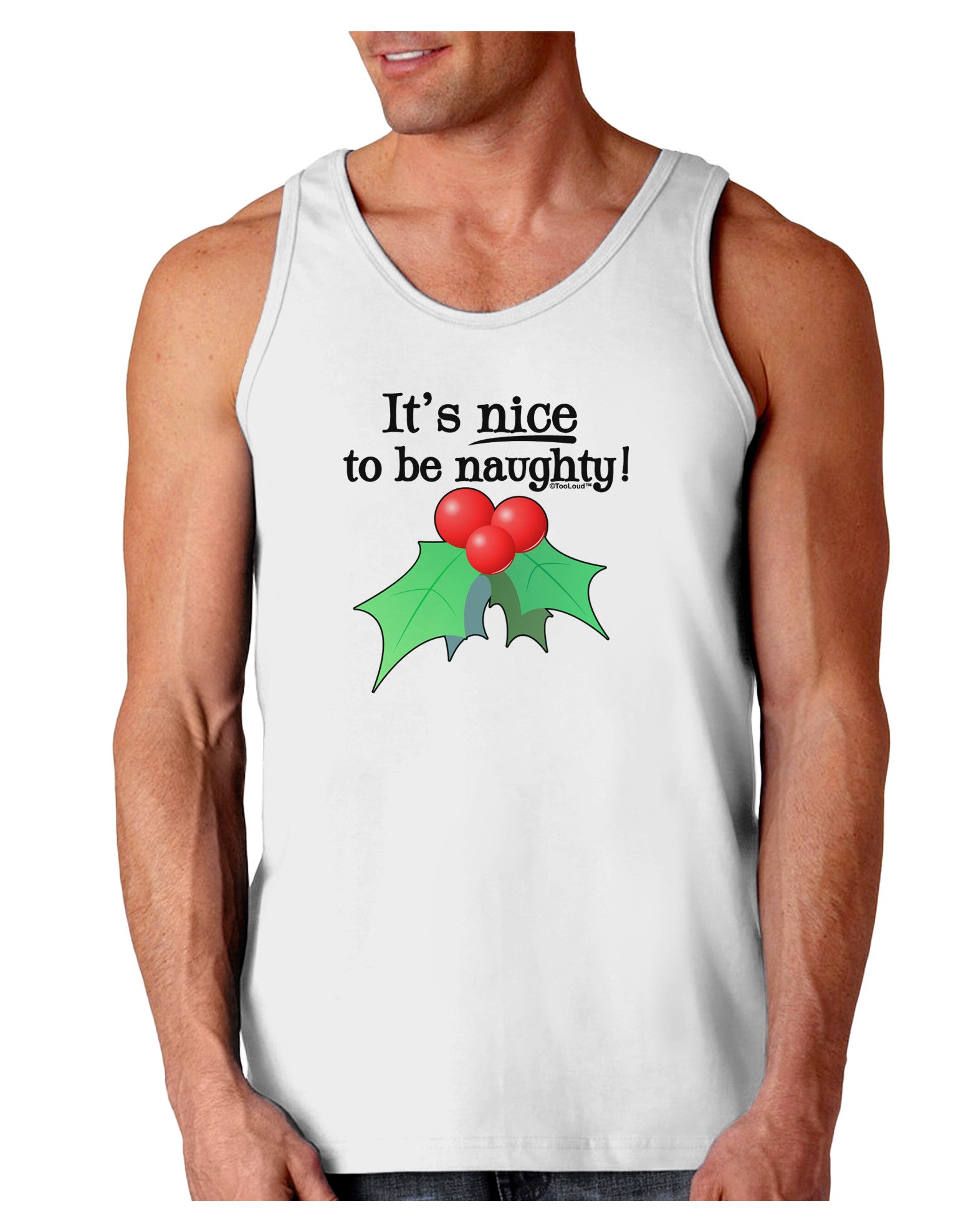 Nice to be Naughty Loose Tank Top-Loose Tank Top-TooLoud-White-Small-Davson Sales