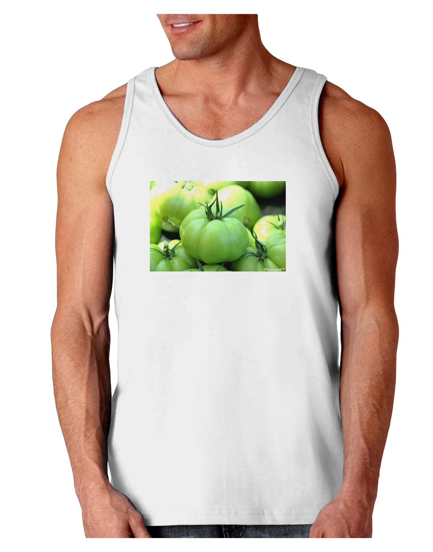 Buy Local - Green Tomatoes Loose Tank Top-Loose Tank Top-TooLoud-White-Small-Davson Sales