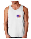 American Flag Faux Pocket Design Loose Tank Top by TooLoud-Loose Tank Top-TooLoud-White-Small-Davson Sales