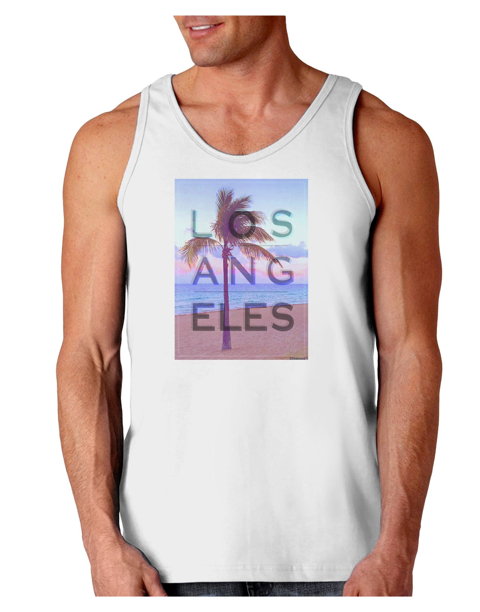Los Angeles Beach Filter Loose Tank Top-Loose Tank Top-TooLoud-White-Small-Davson Sales