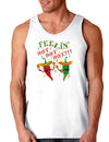 Feelin Hot Hot Hot Chili Peppers Loose Tank Top-Loose Tank Top-TooLoud-White-Small-Davson Sales