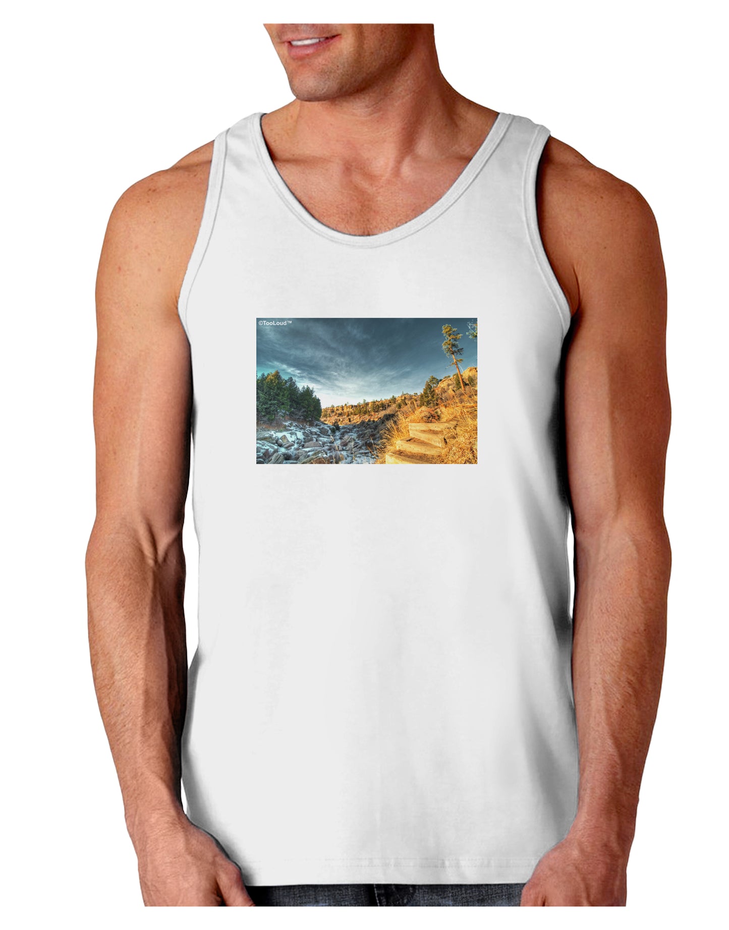 Castlewood Canyon Loose Tank Top-Loose Tank Top-TooLoud-White-Small-Davson Sales