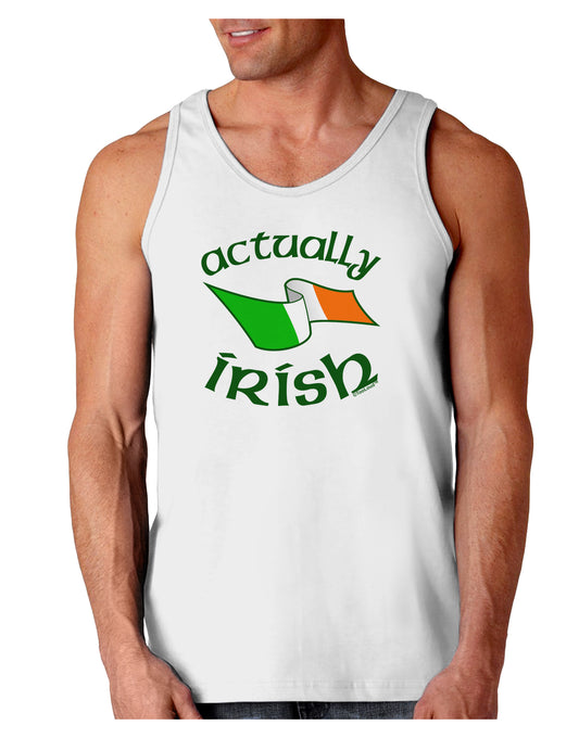 Actually Irish Loose Tank Top-Loose Tank Top-TooLoud-White-Small-Davson Sales