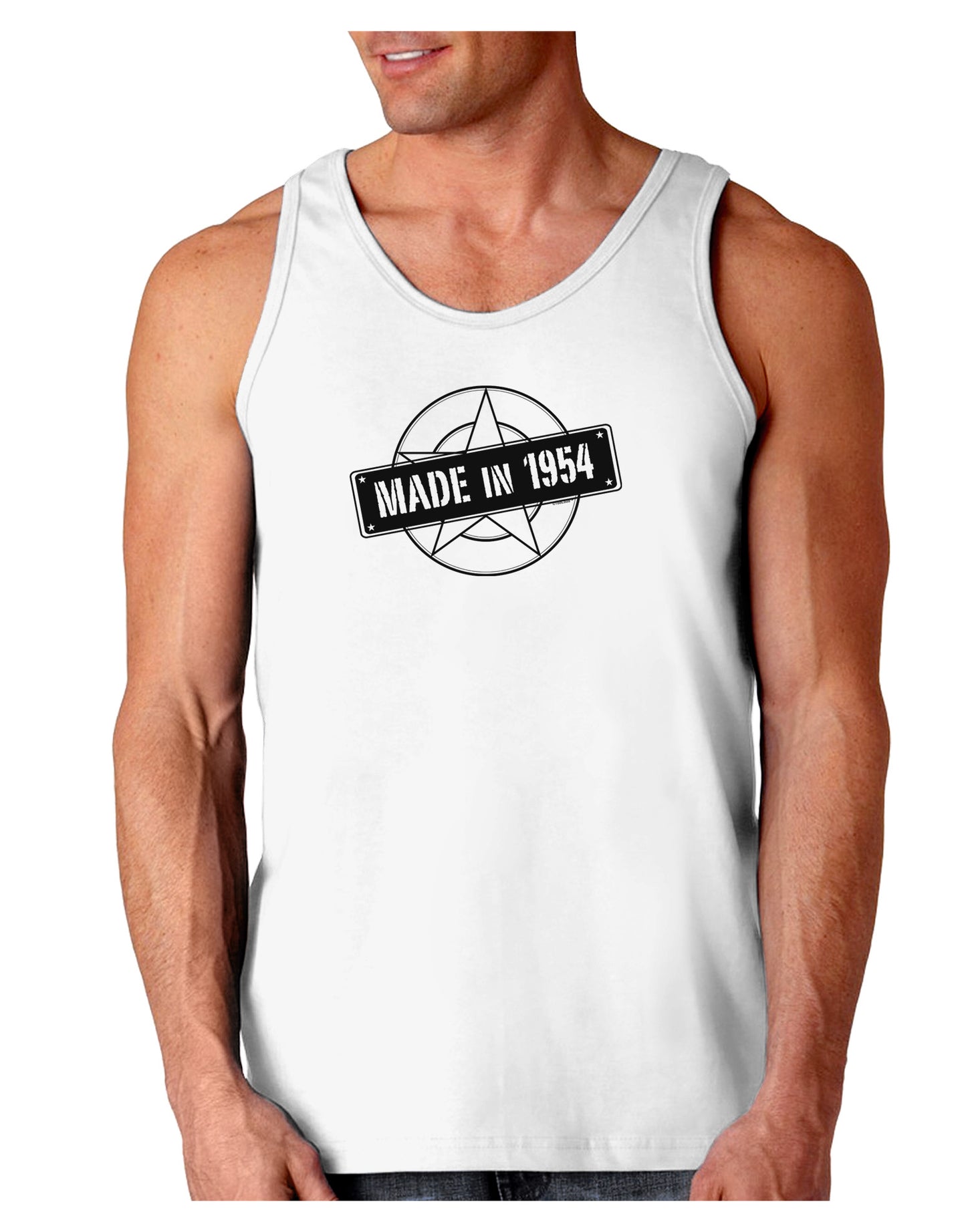 Made In Birth Year 1954 Loose Tank Top-Loose Tank Top-TooLoud-White-Small-Davson Sales
