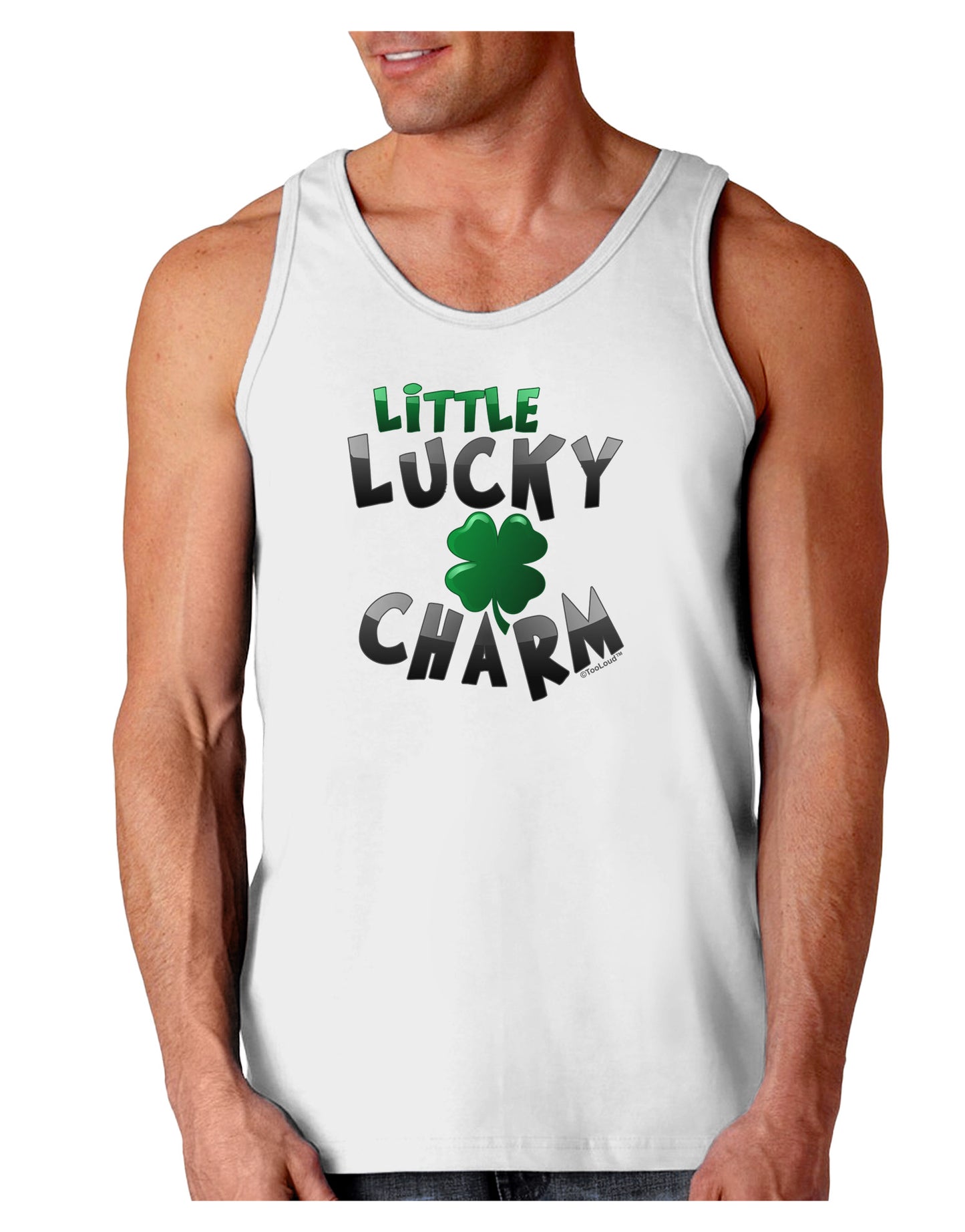 Little Lucky Charm Loose Tank Top-Loose Tank Top-TooLoud-White-Small-Davson Sales
