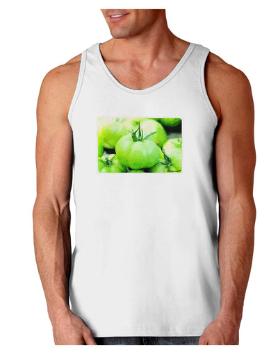 Watercolor Green Tomatoes Loose Tank Top-Loose Tank Top-TooLoud-White-Small-Davson Sales