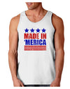 Made in Merica - Stars and Stripes Color Design Loose Tank Top-Loose Tank Top-TooLoud-White-Small-Davson Sales