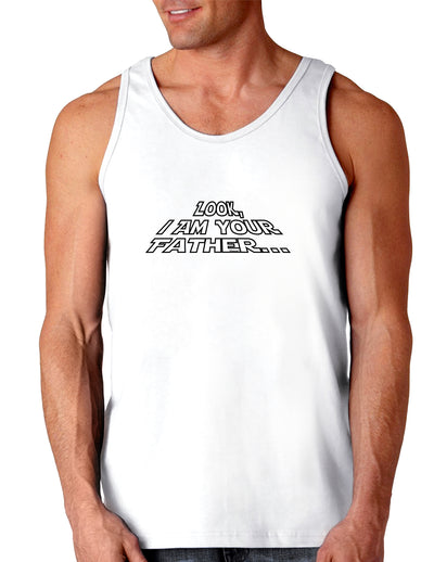 Look I am Your Father Loose Tank Top-Loose Tank Top-TooLoud-White-Small-Davson Sales