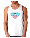 Kyu-T Face - Oinkz Cool Sunglasses Loose Tank Top-Loose Tank Top-TooLoud-White-Small-Davson Sales