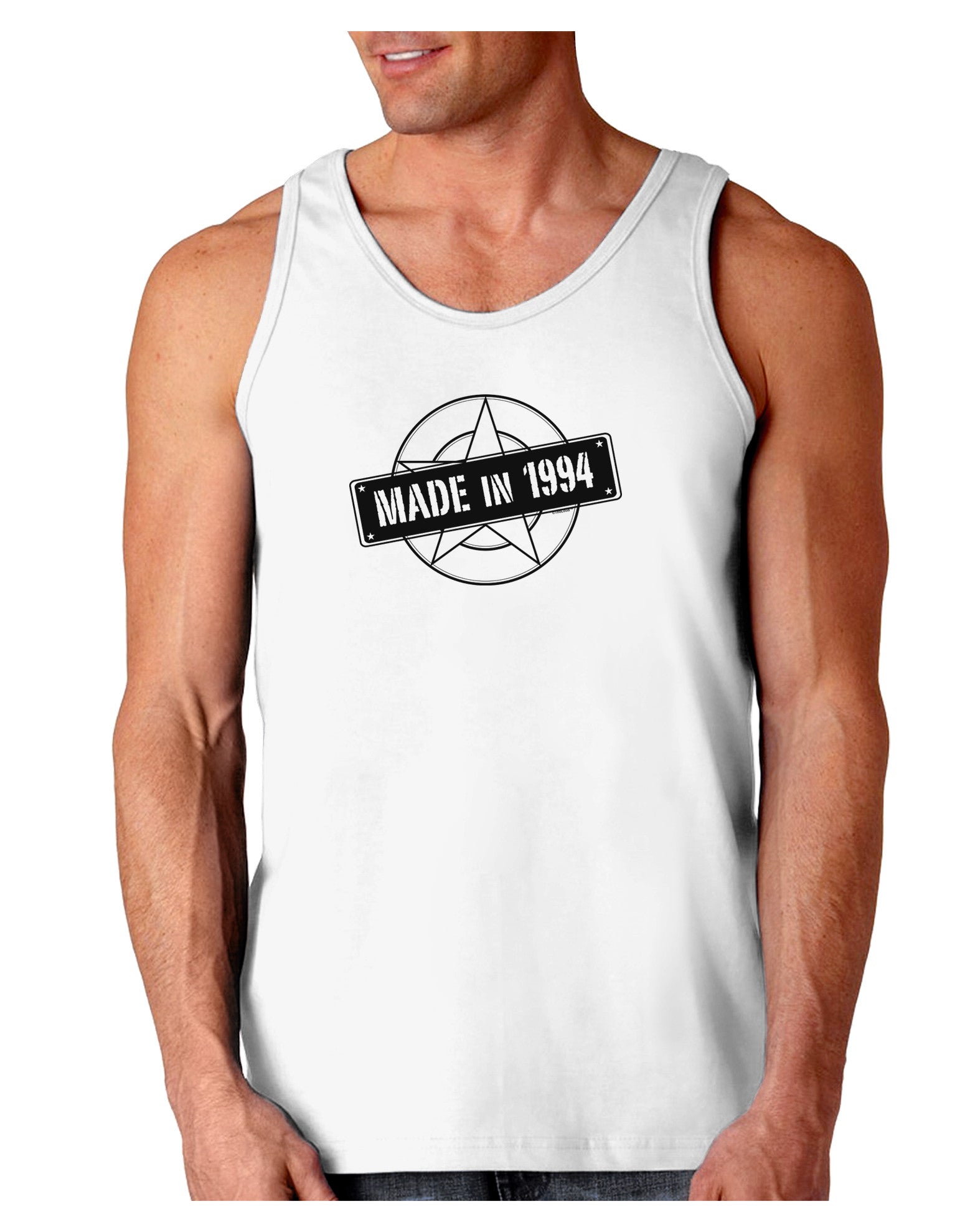 Made In Birth Year 1994 Loose Tank Top-Loose Tank Top-TooLoud-White-Small-Davson Sales