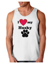 I Heart My Husky Loose Tank Top by TooLoud-TooLoud-White-Small-Davson Sales