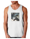 TooLoud White Wolf Face Loose Tank Top-Loose Tank Top-TooLoud-White-Small-Davson Sales
