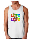 Love Is Love Lesbian Pride Loose Tank Top-Loose Tank Top-TooLoud-White-Small-Davson Sales