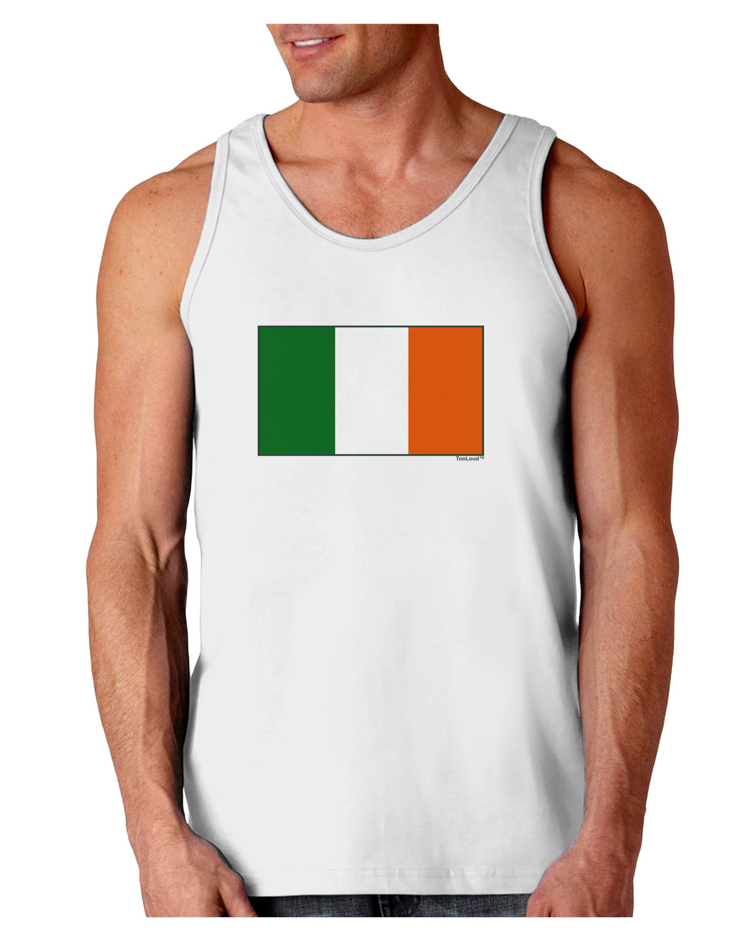 Irish Flag - Flag of Ireland Loose Tank Top-Loose Tank Top-TooLoud-White-Small-Davson Sales