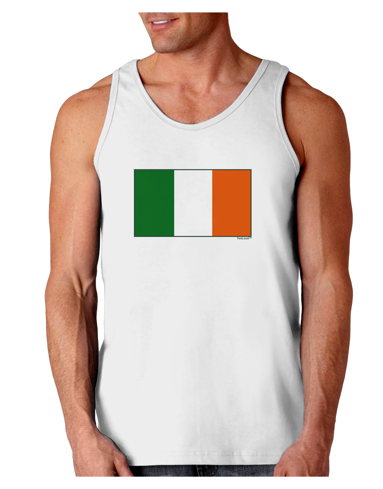 Irish Flag - Flag of Ireland Loose Tank Top-Loose Tank Top-TooLoud-White-Small-Davson Sales