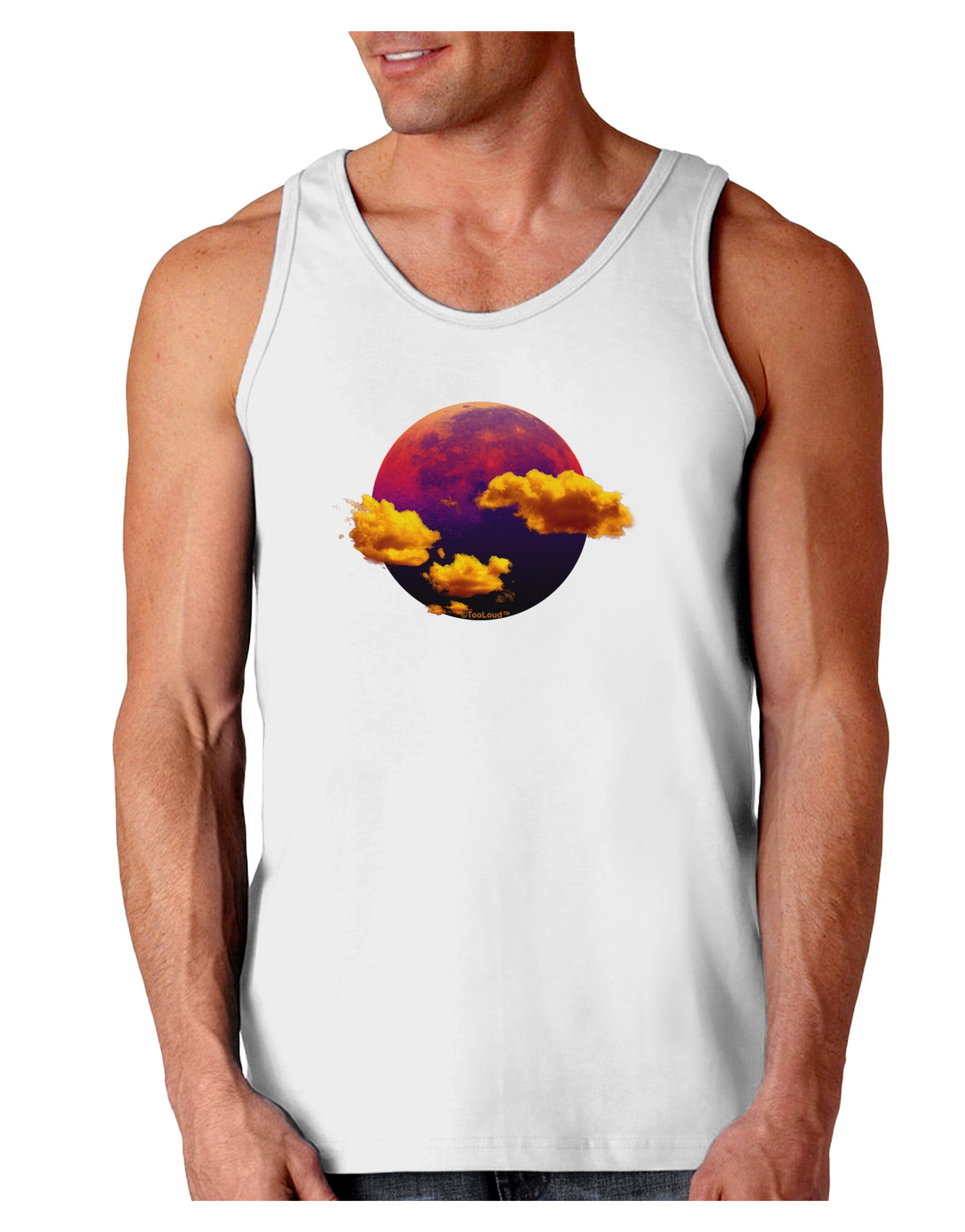 Moon Dream Venus Loose Tank Top-Loose Tank Top-TooLoud-White-Small-Davson Sales