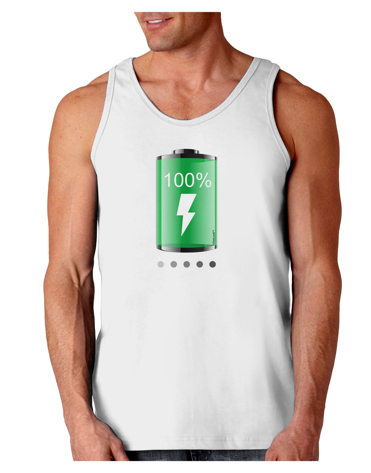 Full Energy 100 Percent Loose Tank Top-Loose Tank Top-TooLoud-White-Small-Davson Sales