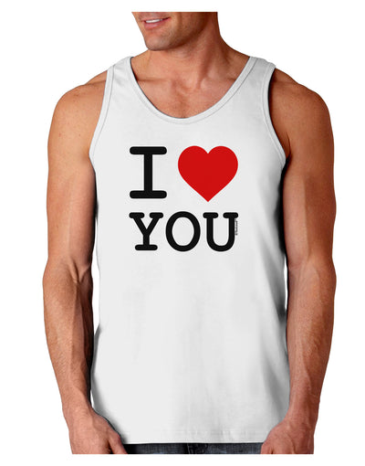 I Heart You Loose Tank Top-Loose Tank Top-TooLoud-White-Small-Davson Sales