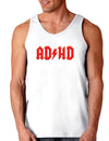 ADHD Lightning Bolt Rockstar Loose Tank Top-Loose Tank Top-TooLoud-White-Small-Davson Sales