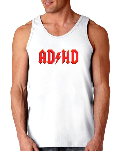 ADHD Lightning Bolt Rockstar Loose Tank Top-Loose Tank Top-TooLoud-White-Small-Davson Sales