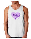 Meh Candy Heart Purple - Valentines Day Loose Tank Top by TooLoud-Loose Tank Top-TooLoud-White-Small-Davson Sales