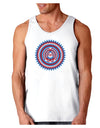 Psychedelic Peace Patriotic Loose Tank Top-Loose Tank Top-TooLoud-White-Small-Davson Sales