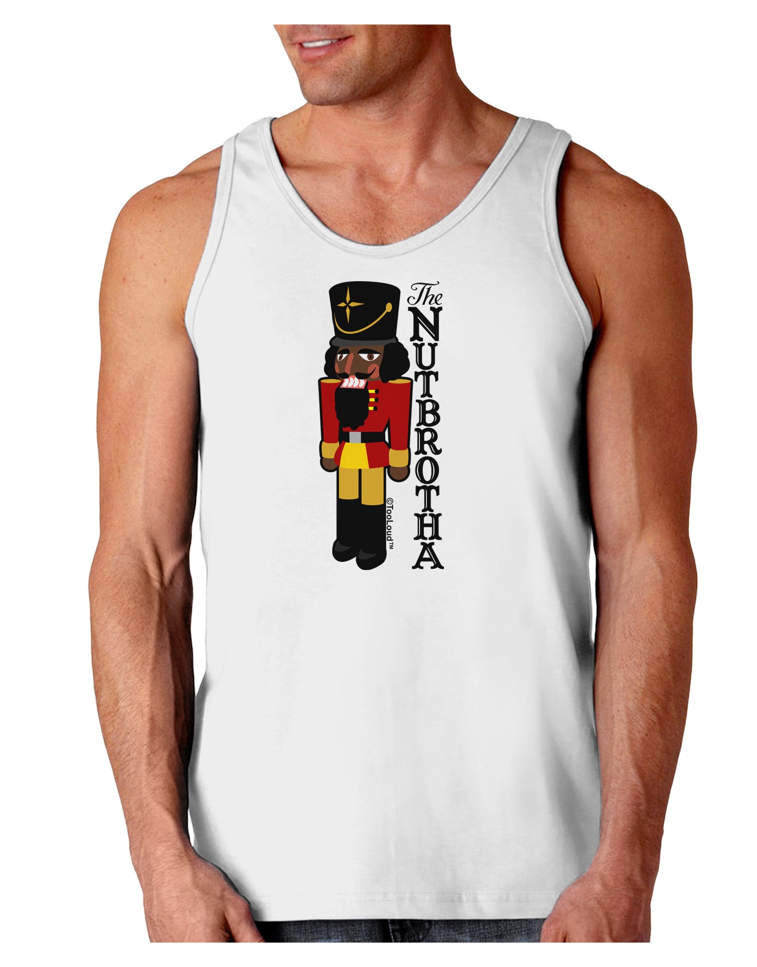 The Nutbrotha - Black Nutcracker Loose Tank Top by-Loose Tank Top-TooLoud-White-Small-Davson Sales