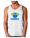 Cute Gobble Turkey Blue Loose Tank Top-Loose Tank Top-TooLoud-White-Small-Davson Sales