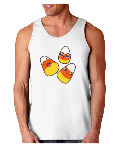 Cute Candy Corn Family Halloween Loose Tank Top-Loose Tank Top-TooLoud-White-Small-Davson Sales