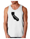 California - United States Shape Loose Tank Top by TooLoud-Loose Tank Top-TooLoud-White-Small-Davson Sales